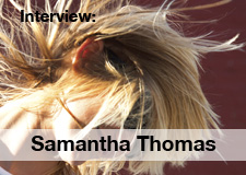 Samantha Thomas, contemporary artist, painter, surfer